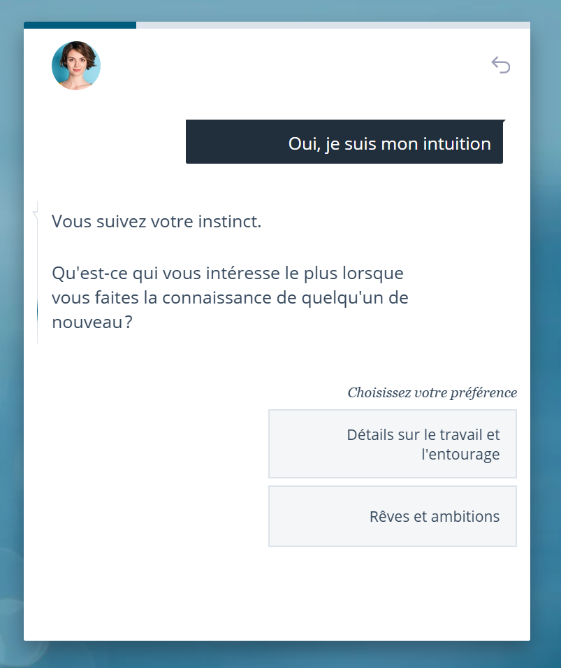 eDarling Test de personnalité 1
